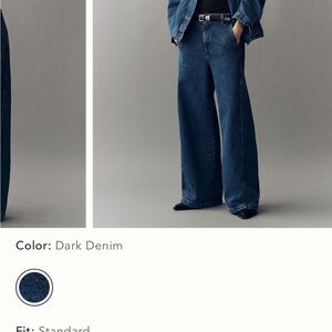 Pilcro Anthropologie Women's High Rise Jeans in Sequin Dark Denim NWT Size 26